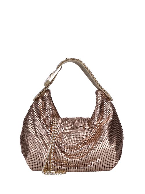 Borsa mini modello jill in maglia metallica GEDEBE | JILL METAL MESHBRONZO
